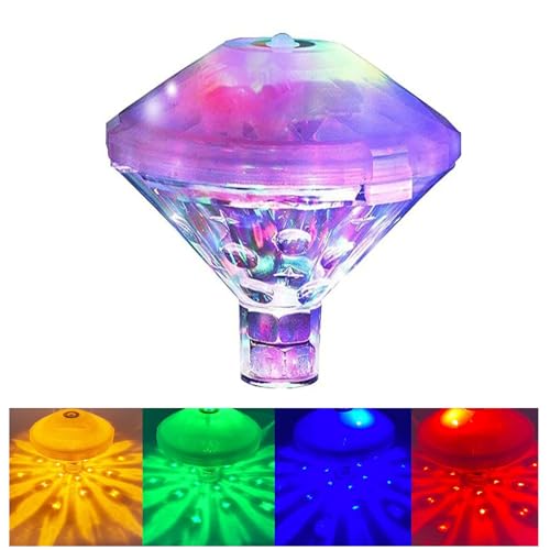 LED Poolbeleuchtung,Schwimmende Pool Licht,Unterwasser Licht mit 8 Modi,Unterwasser Pool Licht,Wasserdichtes LED Pool Beleuchtung,Farbwechselnde Whirlpool Lichter Unterwasser für Schwimmbad,Brunnen