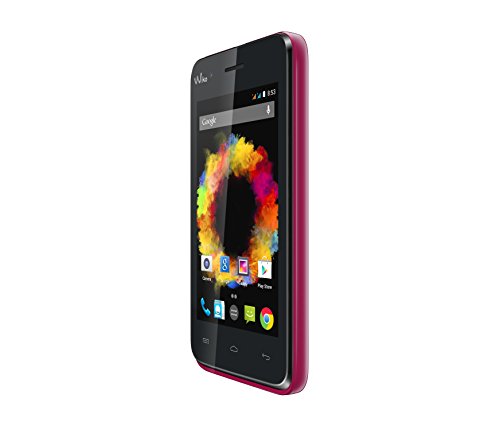 Wiko Sunset Smartphone (10,2 cm (4 Zoll) WVGA Display (480 x 800 Pixel), 1,3GHz Dual-Core Prozessor, 2 Megapixel Kamera, 1,3 Megapixel Frontkamera, 4GB interner Speicher, 512MB RAM, Android 4.4.2 KitKat) pink