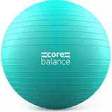 Core Balance, berstsicherer Gymnastikball - für Fitness Yoga Schwangerschaft - 55cm 65cm 75cm 85cm - inkl. Luftpumpe