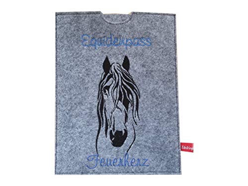 Equidenpass, Pferdepass, Reitturnier, Etui Pferd, Hülle Equidenpass, Hülle Pferdepass, individualisierbar, Equidenpasstasche