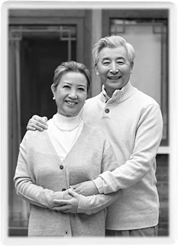 ITODA Grabstein mit Foto Gedenktafel Porzellan Grabplatte Personalisiert Porzellanbild mit Bild Gedenkstein Mensch Trauertafel Individuell Fotogravur Grabschmuck Oval Grabbild Urnengrab Friedhof Grab