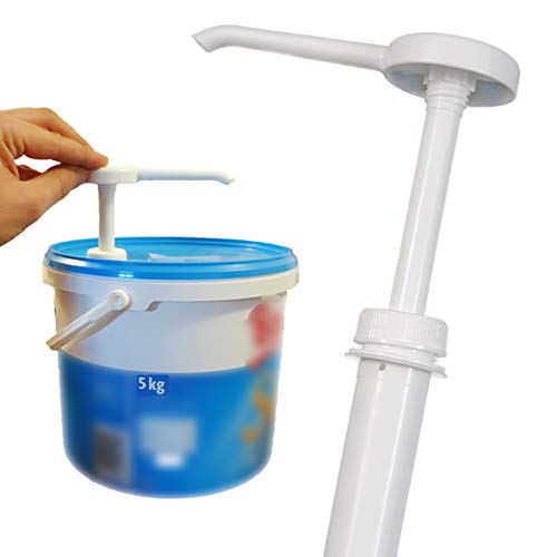 Dosierpumpe Senfpumpe Ketchuppumpe Dosierer - passend für 5Kg / 10 Kg Eimer **OVP**