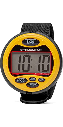 Optimum Time Series 3 Segeluhr in gelb - wasserfester Race Timer für das Segeln