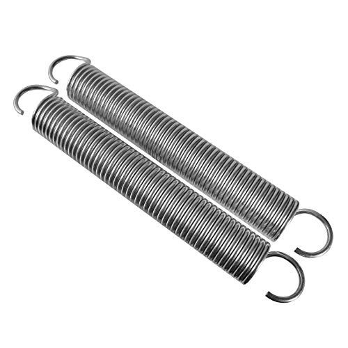 Onpira® 2x Universal Garagentor Feder in 21 Größen verzinkt in Erstausrüster Qualität! zur Auswahl Garagentorfedern Garage Zugfeder (470x61x7mm / Zugkraft: 198kg)