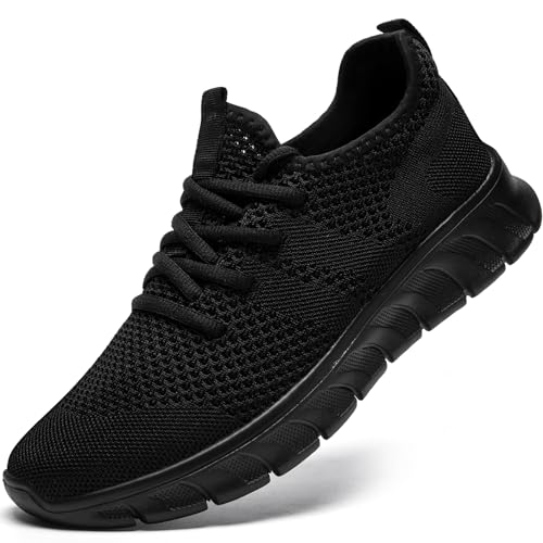 Damyuan Sneaker Herren Schuhe Laufschuhe Sportschuhe Turnschuhe schwarz Wanderschuhe atmungsaktiv leichte männer Tennisschuhe Freizeit Outdoor Fitnessschuhe 43