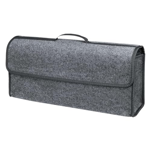 VBGURR 1Stück Kofferraum Organizer, Auto Kofferraum Organizer, Filz Auto box kofferraumtasche Toolbag - Geeignet für alle Fahrzeuge (Grau)