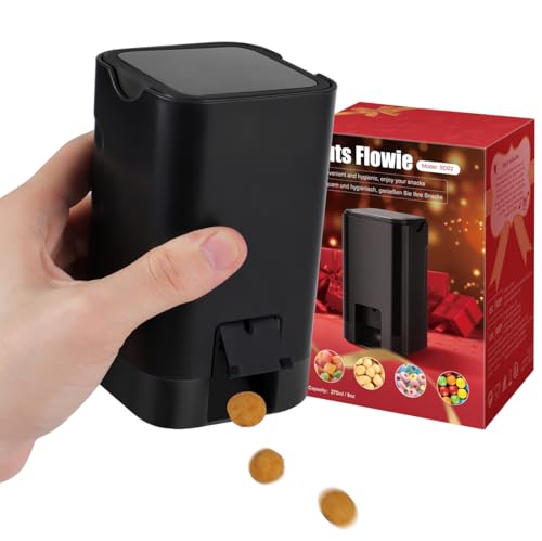 Fullware Snackspender Keine schmutzigen Finger Snackbox beim snacken geeignet für Erdnüsse NicNacs M&M’s Schokolinsen Müslispender