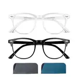 Solmoon Blaulichtfilter Brille Damen - Blaulichtfilter Brille Herren - blaulichtfilter Brille - Blue Light Glasses - Blaufilter Computerbrille - Transparent Gläser, Reduziert Visuelle Ermüdung