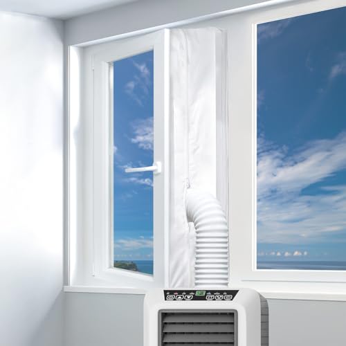 Klimaanlage Fensterabdichtung, Fensterabdichtung für Mobile Klimageräte, Dachfenster Flügelfenster Klimaanlage Abdichtung für Hot Air Stop (300CM)