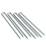 ESTEXO Erdanker Bodenanker 4er Set 40cm Erdspieß Metall Erdnagel Bodennagel Rosenbogen