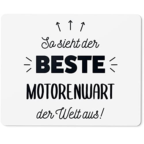 JUNIWORDS Mauspad Mousepad, So Sieht der Beste Motorenwart der Welt aus! (5864830)