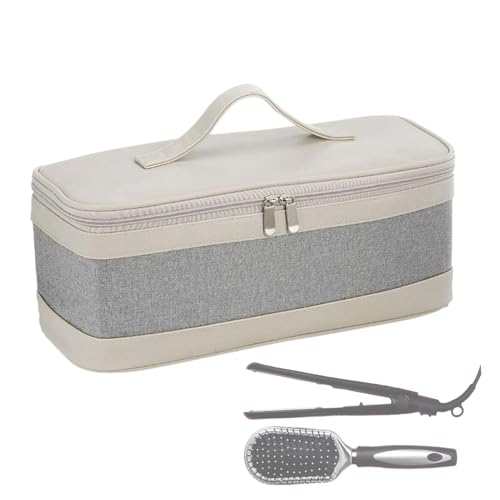 Reisetasche für Haarwerkzeuge – Haartrockner-Organizer-Tasche | Staubdichte Haartrockner-Reiseetuis mit gepolstertem oberen Griff, große Kapazität für Haarstyler-Tasche, langlebige Haarwerkzeug-Aufbew