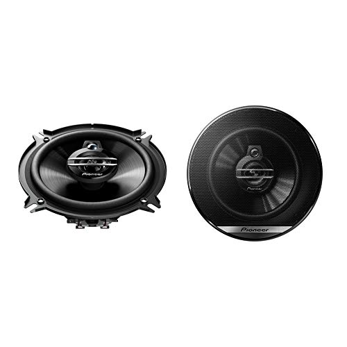 Pioneer TS-G1330F 3-Weg-Koaxiallautsprecher für Autos (250 W), 13 cm, kraftvoller Klang, IMPP-Membran für optimalen Bass, 35 W Eingangsnennleistung, 44 mm Einbautiefe, schwarz, 2 Lautsprecher