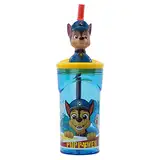 WIEDERVERWENDBARER KINDERBECHER AUS BPA-FREIEM KUNSTSTOFF 430 ML MIT 3D-FIGUR AUF DEM DECKEL | PAW PATROL PUP POWER