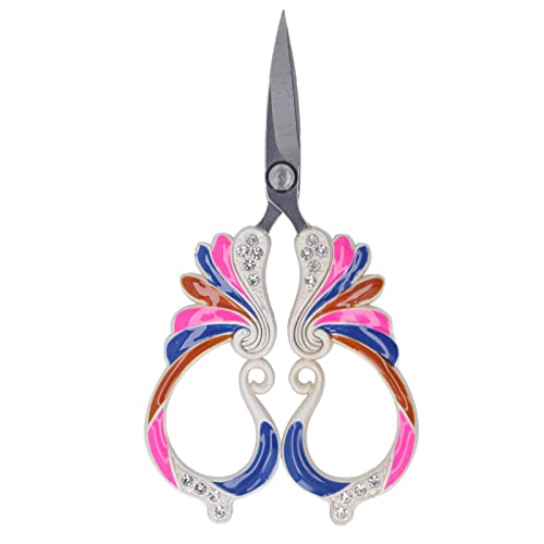 Stickschere, Nähschere, Retro, Klassisch, Kleidungsschneiden, Edelstahl, Fadenschneideschere, Designschere, Kleine Scharfe Titanklingen, Bastelschere, Dünne Schere, Nähen,