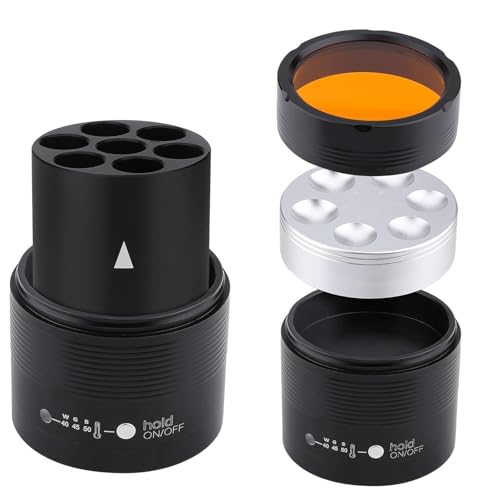 Vexorium Dental Composite Heater Resin Warmer - Dental Resin Heater Verbundmaterialwärmer mit Lichtfilterabdeckung 3 einstellbare Temperatur