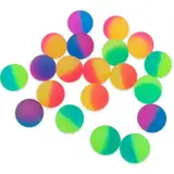 XIASHENG 20 Stück Bunt Gummiball, 25mm Flummies für Kinder,Springball Gummiball Hüpfball für Kinder Mitgebsel Kindergeburtstag,Geeignet für Kindergeschenk Werbegeschenke oder Event Party Souvenirs