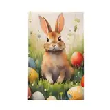 Mexpekil Geschirrtücher, Aquarell, Kaninchen, Osterei, Geschirrtücher für Küche, schnell trocknend, Handtücher, super saugfähig, Küchentuch, 66 x 41 cm
