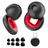 Artevive Moto Earplugs-27 Db, Artevive Earplugs, Artvive Schnarchstille Ohrstöpsel, Wiederverwendbare Motorrad geräuschreduzierende Ohrstöpsel, Ohrstöpsel zum Schlafen und Lärmreduzierung (B, 1)