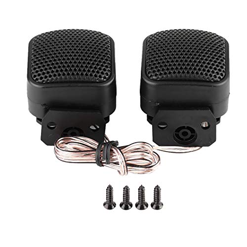 Audio Gorgeri Autolautsprecher, 2 St¨¹ck Kleiner Quadratischer Lautsprecher Lauter Musik-Hocht?ner Lautsprecher 500 W 2 St¨¹ck O-Stereo-Lautsprecher Schwarz Mini-Hornkuppel