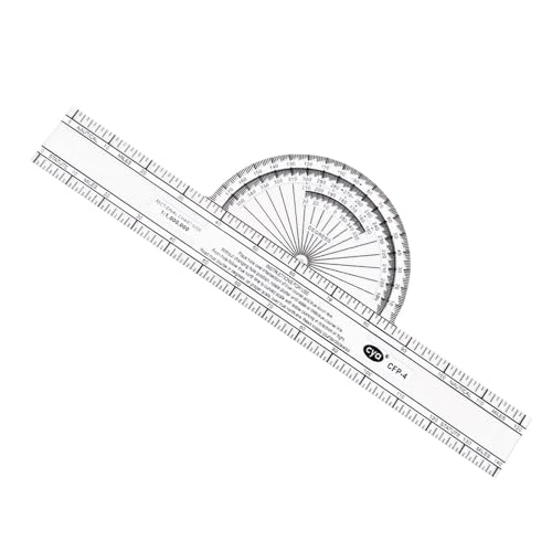 Colcolo Plotter Aviation Slide Ruler Pilots Fittings Flexibles Multifunktions- mit festem Azimut für die Planung von Flugrouten, CFP4