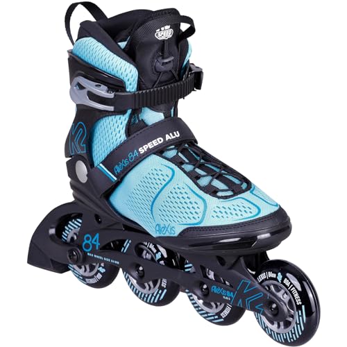 K2 Skates Damen Inline Skates Alexis 84 Speed ALU — Turquise - Black — 30G0838