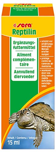 sera Reptilin 15 ml - Vitamine für vitale Reptilien - eine schmackhafte Emulsion aus 12 wertvollen Vitaminen zum Auftropfen auf das Futter oder fürs Trinkwasser