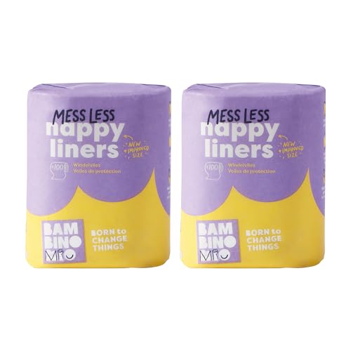 Bambino Mio, Supersoft Windelvlies, biologisch abbaubar, 2 x 100 Stück