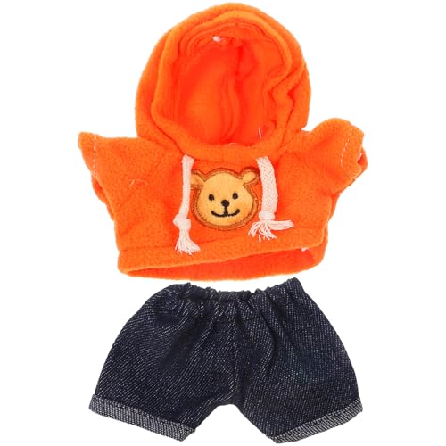 SAFIGLE Puppenkleidung 20 Cm Kleidung Für Teddybären Teddybär Kleidung T-Shirt Set Puppenkleidung Stofftierkleidung Süße Kleine Kleidung Bärenspielzeug Machen Sie Ihre Eigenen Stofftiere Plüsc