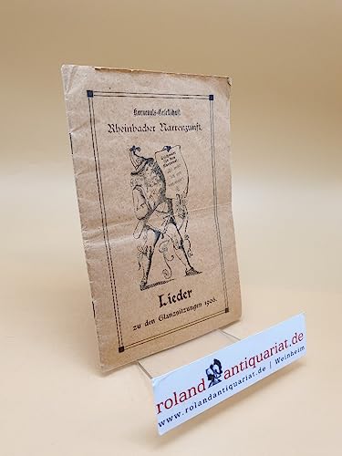 Lieder zu den Glanzsitzungen 1906