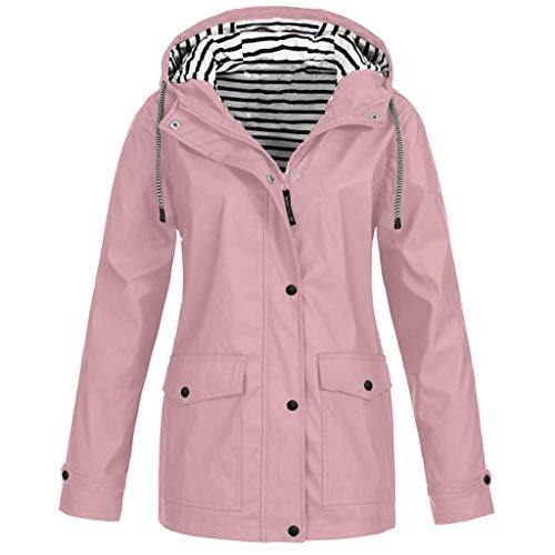 Regenjacke Damen Leicht mit Kapuze Durchsichtiger Regenmantel Festival Regenjacke Kapuzenjacke Regenjacke wasserdicht atmungsaktiv Outdoorjacke Raincoat Lang Leicht PU Regenmantel Frauen Regenjacke