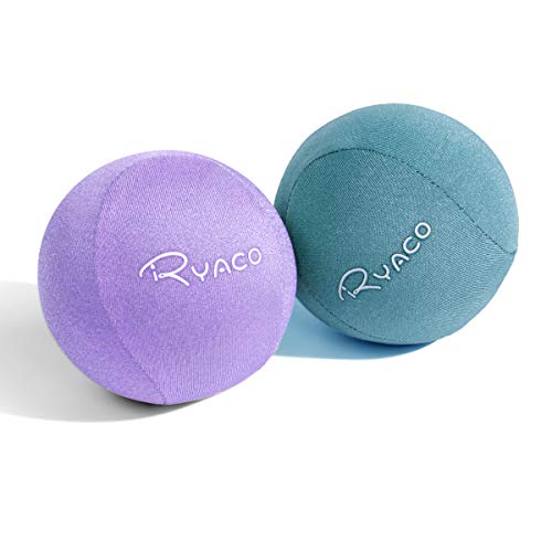 Ryaco Antistress-Bälle, 2er-Set, Handtrainer, Knetball, Fingergymnastik-Ball, Stressbewältigung