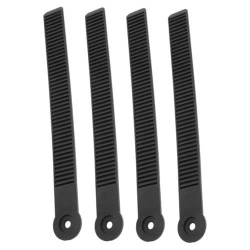 Abaodam 4 Stück Skigurt Rollschuhzubehör Snowboard-knöchelleitergurt Zubehör Für Schlittschuhe Befestigungsgurt Für Schlittschuhe Schlittschuh-befestigungsriemen Schlittschuhband Abs Black