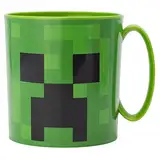 390 ML BPA FREIER PLASTIKBECHER MIKROWELLENGEEIGNET | MINECRAFT CREEPER GREEN