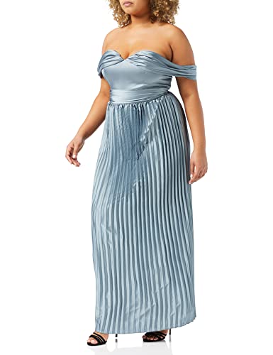 Chi Chi London Damen Kleid Cocktailkleid, Sea Foam, 42