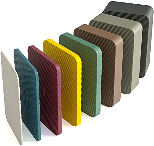 INNONEXXT® Premium Unterlegplatten | 60 x 40 mm 160er Set | Abstandshalter, Plättchen aus Kunststoff | Tragfähigkeit bis 16 t | Set: 1.5, 2, 3, 4, 5, 10, 15, 20 mm