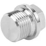 CONROS 1PC BSP Metrisches Außengewinde 304 Edelstahl Hex End Kappe Flansch Außensechskant Solide Stecker Öl Wasser Rohr Fitting (Size : M30x2)