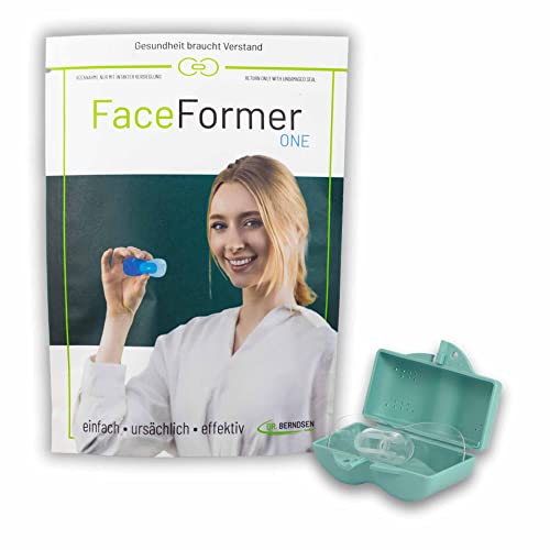 FaceFormer ONE clear • Trainings-App kostenlos • Ursächlich wirksam bei Schlafstörungen, CMD, Zähneknirschen, Schmerzen an Kiefer und Nacken, Schnarchen und Schlaf-Apnoe • Original Dr. Berndsen