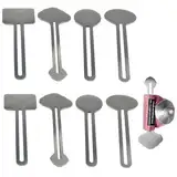 8 PCS Tubenquetscher für Alle Tube,Edelstahl Tubenausdrücker,Tubenaufroller für Zahnpasta, Schuhcreme & Mehr,Toothpaste Squeezer Zum Reduzieren von Abfall & Sparen von Geld