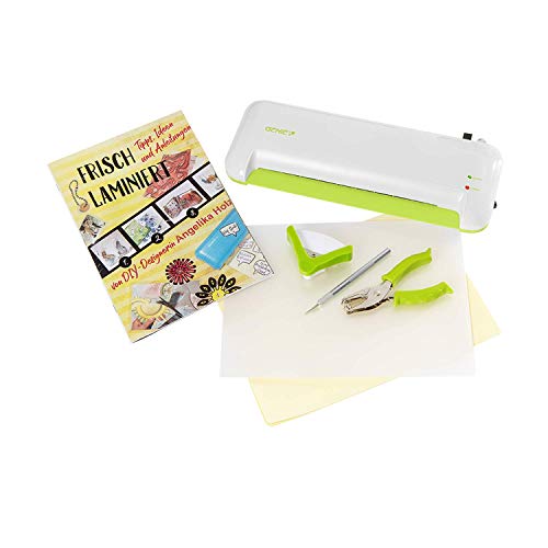 GENIE 4 in 1 Laminier Kreativ Set Bastelset Laminiergerät Bastelpaket Kreativset Bastelpaket Laminierfolien