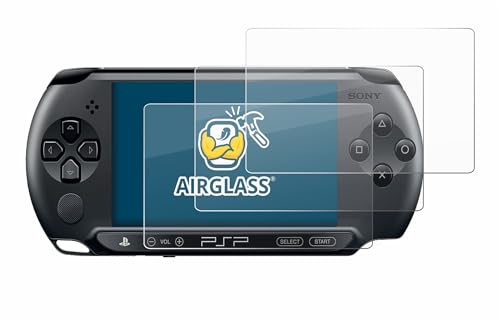 BROTECT Schutzglas für Sony PSP 1004 (3 Stück) Schutzfolie Panzer-Folie Glas [Extrem Kratzfest 9H, Anti-Fingerprint, Ultra-Transparent]