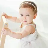 LOMSUXA Baby Mädchen Stirnbänder Weiß Dehnbare Stirnband DoppelspitzeSpitzebowknot-Haarband Weich Baby Hairband Nylon Neugeboren Haarschmuck Babygeschenke für Neugeborene