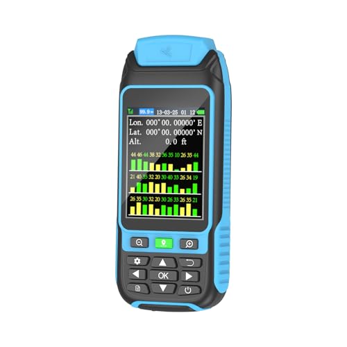 Handheld GPS Gerät zur Messung von Fläche + Entfernung + Steigung, Echtzeit-Positionierung von Länge und Breite,Daten können auf den Computer exportiert werden,16 * 7 * 2.5 cm,436g, inklusive Batterie