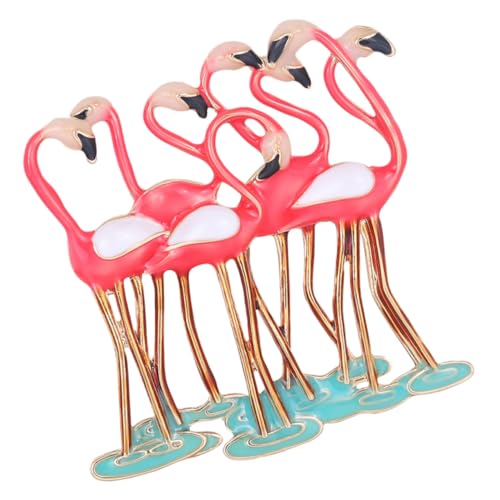 Garneck Flamingo Brosche – Kreative Modebrosche Für Jacken Und Kleidung - 1 Stück - Farbenfrohes Design Ideal Für Und Erwachsene Einzigartiger Accessoire Für Jeden Anlass