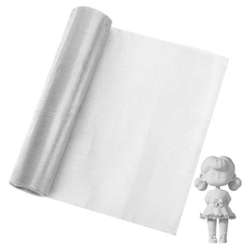 OLYCRAFT 3 m Aluminium Drahtgeflecht Für Bildhauerei 30cm Aluminium Drahtgeflechtrolle Zum Bildhauen von Ton Drahtgeflecht Aus Metall Bildhauerei Mesh Rolle Maschensieb Für Kunst Und Handwerk