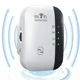 WiFi Extender Booster WLAN Repeater WLAN Verstärker WiFi Repeater bis zu 4000sq ft mit Repeater/AP Modus mit Ethernet Port zu Allen WL-AN Geräten 1-Tap Setup Access Point mit 1 Kabe