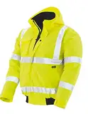 texxor Unisex Værdiler Warnschutz Pilotenjacke Whistler wasserdichte winddichte Arbeitsjacke gelb XL, Gelb, XL EU