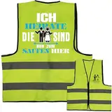 RunFar shop Jga Männer Weste Junggesellenabschied Männer Kostüm,Jga Männer Kostüm Reflektierende bräutigam westeJga Accessoires Männer Game Over lustig Geschenk für Poltern Junggesellenabschied