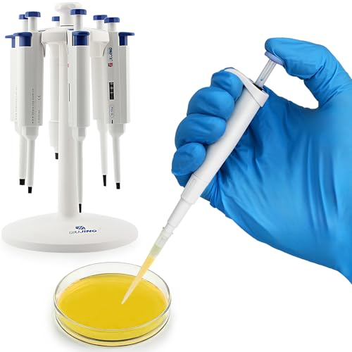 50 μL Einstellbare Pipetten, Digitale Volumenpipette, Einkanal-Fensterpipetten, üBerragendes HochpräZises Kalibriermaterial, Lehrdemonstration, Wissenschaftlichen, als Weihnachtsgeschenk usw