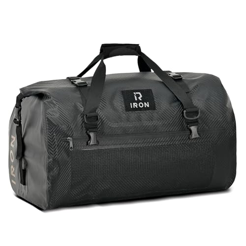 IRON JIA'S Motorradtasche Gepäckrolle wasserdichte Motorrad Hecktasche Satteltasche Reisetasche mit rollversiegelten Schultergurten geeignet für Motorrad Radfahren Camping Wassersport-30L